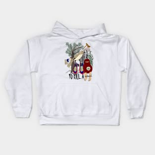 To Kill a Mockingbird (colour) Kids Hoodie